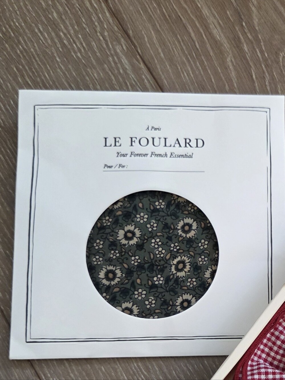 Sezane Scarf With Inoui Tote Set!  Brand NEW - Gift Bag